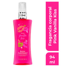  Body Fantasies, Pink Vanilla Kiss  Fragancia Corporal en Spray - 94ml