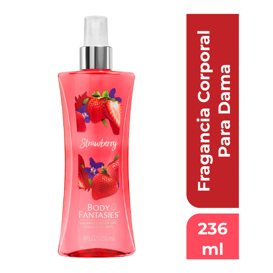 Body Fantasies Strawberry Body Spray 236 ml