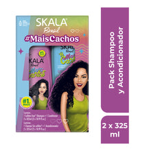  Skala Brasil – Kit Shampo , Más RIzos + Acondicionador (2 x 325 ml)