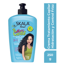  Skala Brasil, Crema de Tratamiento Capilar Más Rizos 3 en 1 – 250 g