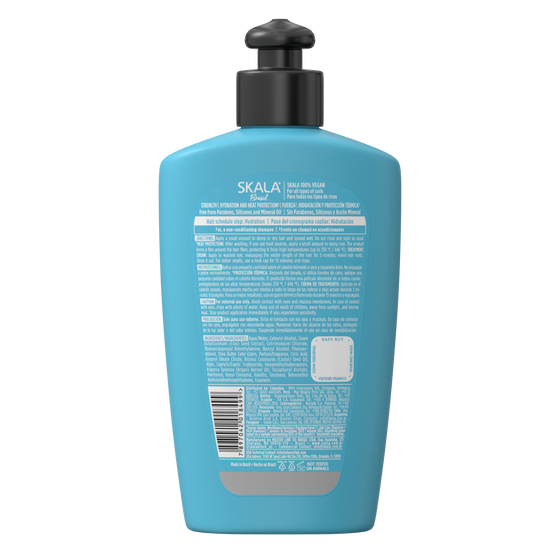 Skala Brasil, Crema de Tratamiento Capilar Más Rizos 3 en 1 – 250 g