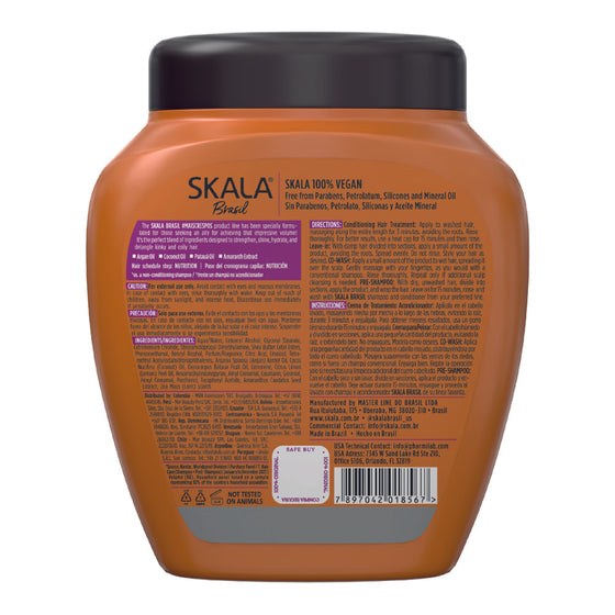 Crema de Tratamiento y Peinado 2 en 1 Skala Brasil Mais Crespos