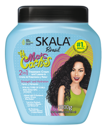  Skala Brasil, Crema de Tratamiento Capilar  Más Rizos  2 en 1 – 1000 g