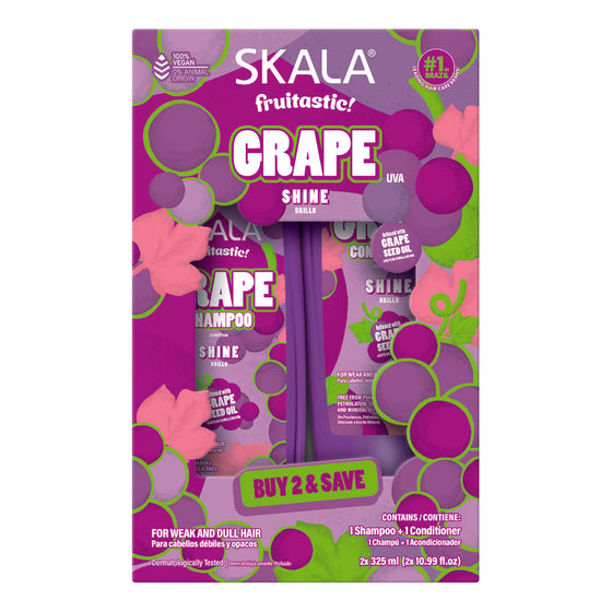 Skala Fruitastic Grape Shine – Shampoo + Acondicionador (2x325 ml)
