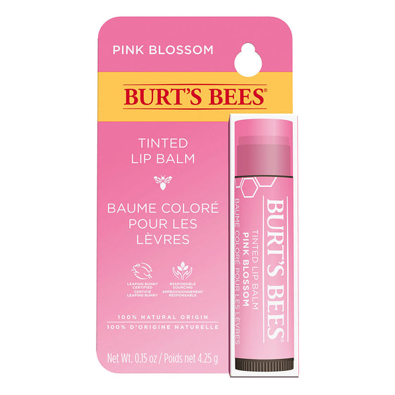 Burt's Bees , Bálsamo Labial con color - Pink Blossom