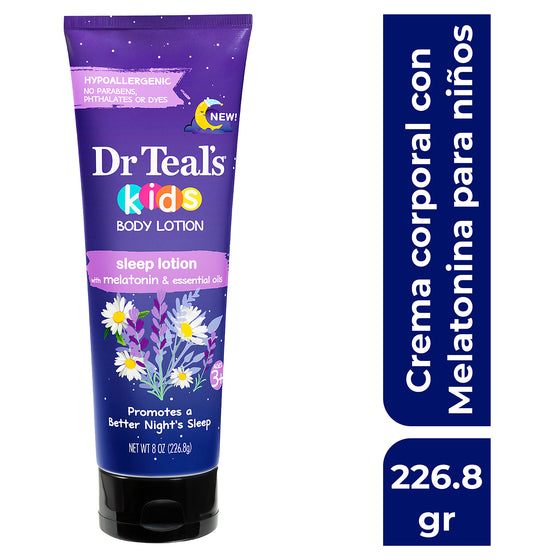 Dr Teal's Kids , Loción para Dormir con Melatonina