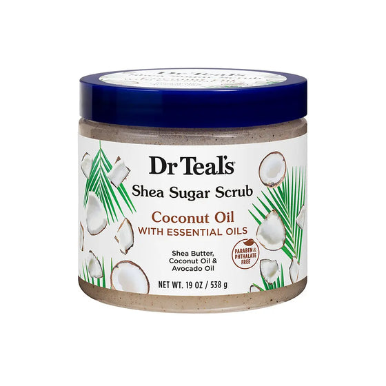 Dr Teal's  Exfoliante Corporal con Aceite de Coco - Exfoliación Dulce y Tropical Dr Teal´s