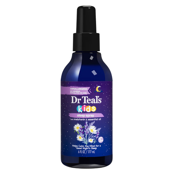 Dr Teal's, Kids Spray para Dormir con Melatonina para Niños- "Dulces Sueños y Relajación Nocturna"