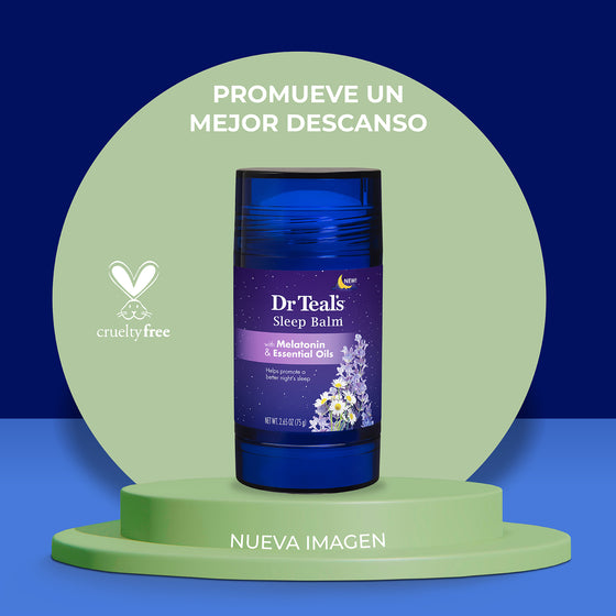 Dr Teal's, Bálsamo para Dormir con Melatonina y Aceites Esenciales 75 g