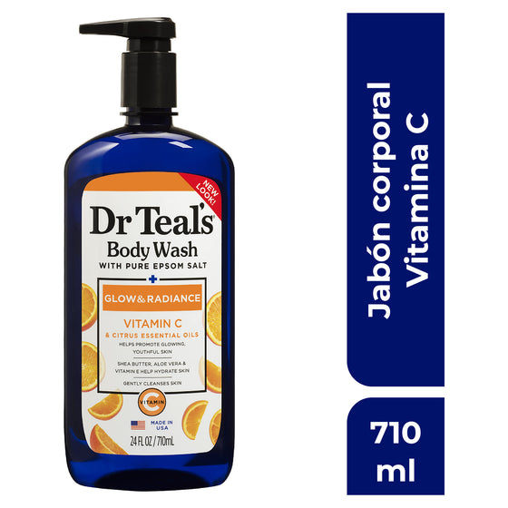 Dr Teal’s Jabón Corporal con Vitamina C – 710 ml