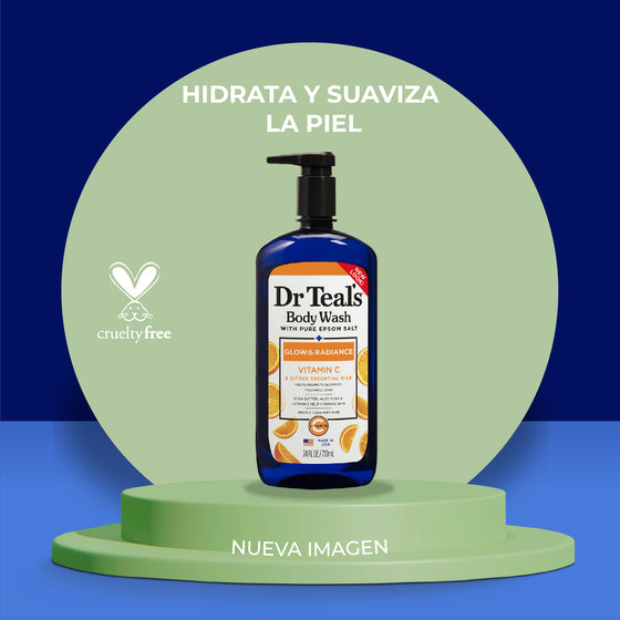 Dr Teal’s Jabón Corporal con Vitamina C – 710 ml