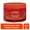 Cantu, Crema para  Definición y Brillo con Manteca de Karité para Cabello Natural - ¡Realza tus Rizos con Brillo y Definición!