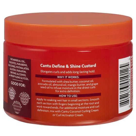Cantu, Crema para  Definición y Brillo con Manteca de Karité para Cabello Natural - ¡Realza tus Rizos con Brillo y Definición!