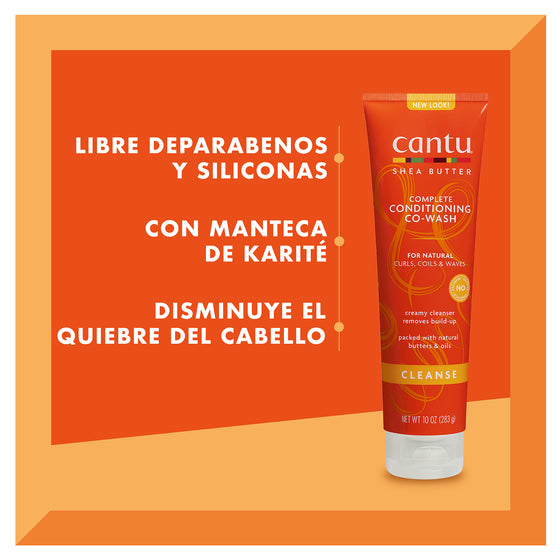 Cantu , Acondicionador  2 en 1 Co-Wash - Transforma Tus Rizos con Nutrición Natural