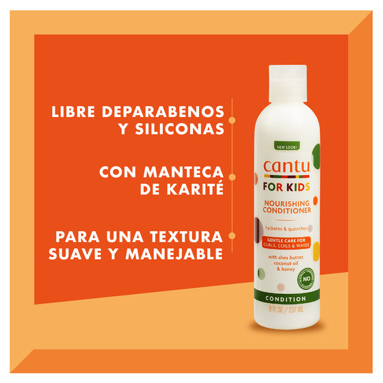 Cantu For Kids Nourishing Conditioner - Nutrición Profunda para el Cabello Infantil