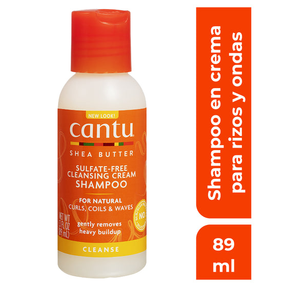 Cantu Travel Size, Shampoo Crema Limpiadora Sin Sulfatos