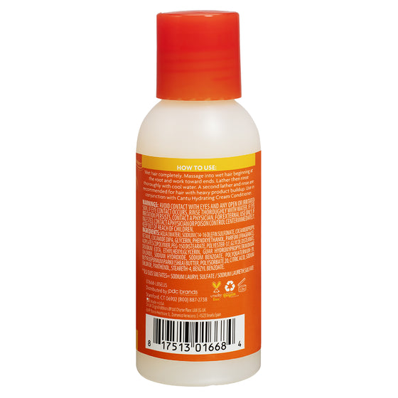 Cantu Travel Size, Shampoo Crema Limpiadora Sin Sulfatos