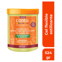  Cantu, Gel Estilizador con Manteca de Karité  Semilla de Lino + Aceite de Oliva - ¡Estilo y Nutrición para tu Cabello!
