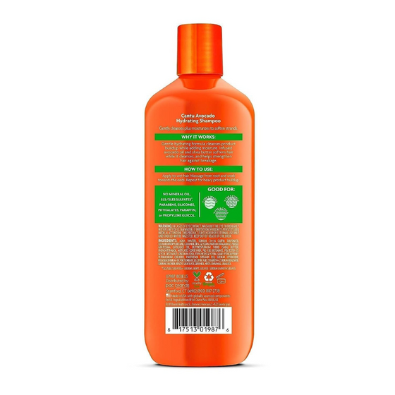 Cantu, Shampoo Hidratante de Aguacate