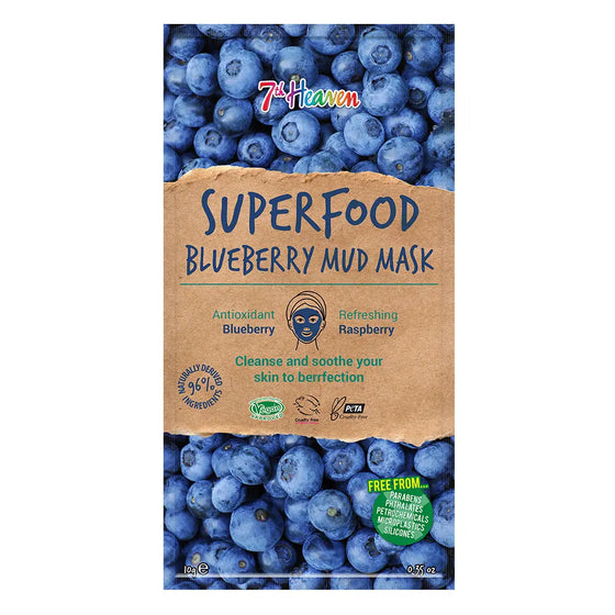 7th Heaven Mascarilla de Arcilla de Blueberry Superfood 7th Heaven