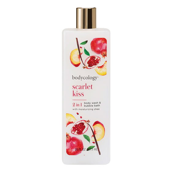 Bodycology, Gel de Baño Scarlet Kiss! -Hidratante 473 ml