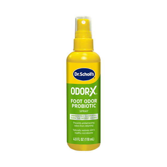 Dr. Scholl’s ODOR-X® Spray para Pies con Extracto Probiótico – 118 ml