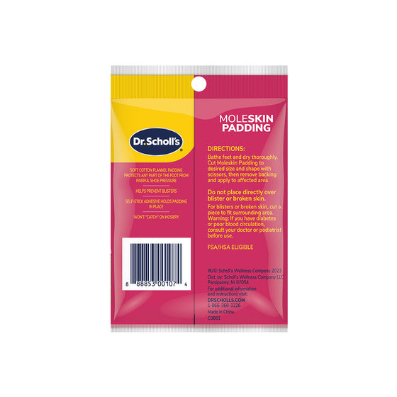 DR. SCHOLL’S® Parches Protectores para Pies MOLESKIN