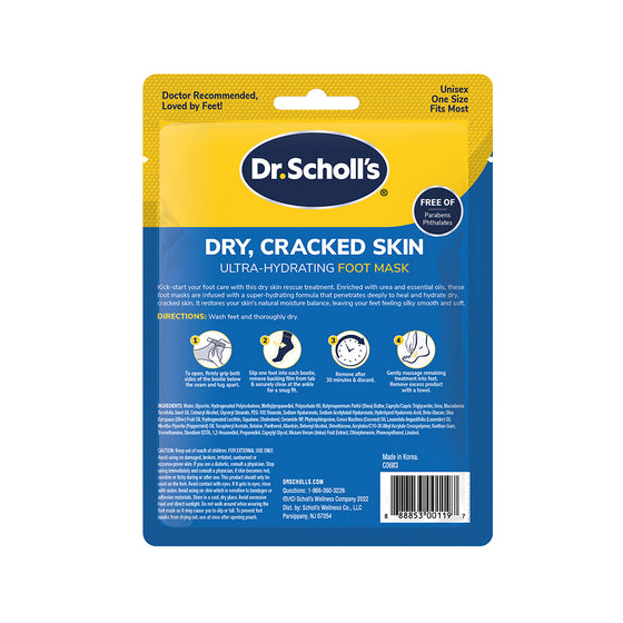 Dr. Scholl's® Mascarilla para Pies Ultra Hidratante – 1 par