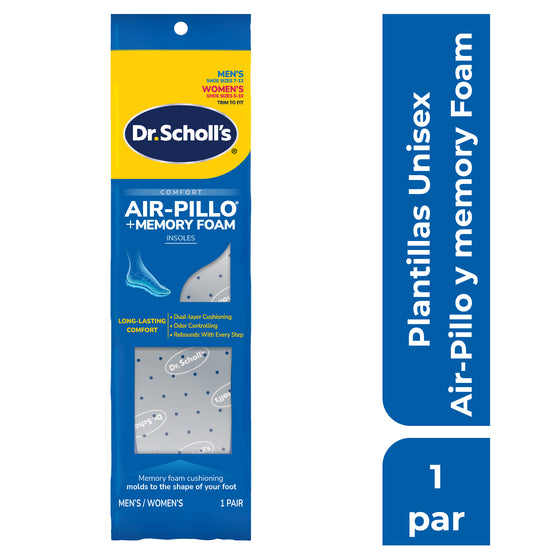 DR. SCHOLL’S® PLANTILLAS AIR-PILLO ® DOBLES