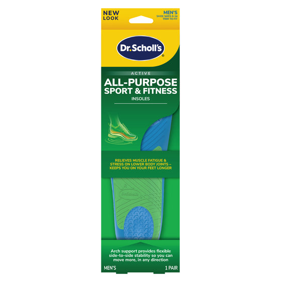 🏃‍♂️ Dr. Scholl's Plantillas Deportivas All-Purpose Sport & Fitness - 1 Par