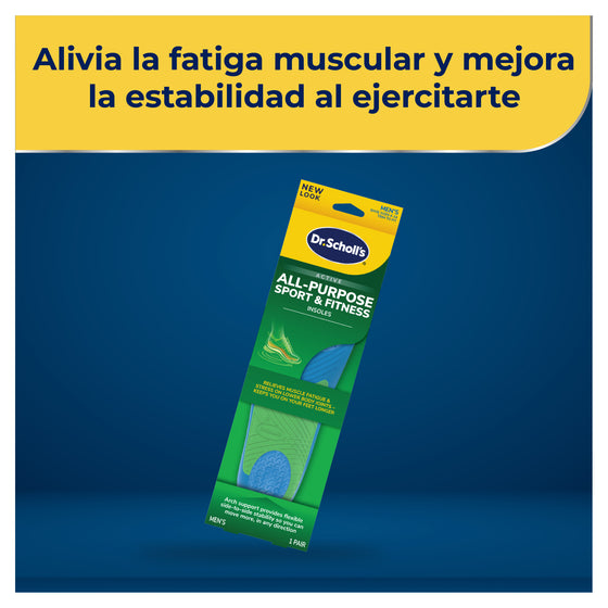 🏃‍♂️ Dr. Scholl's Plantillas Deportivas All-Purpose Sport & Fitness - 1 Par