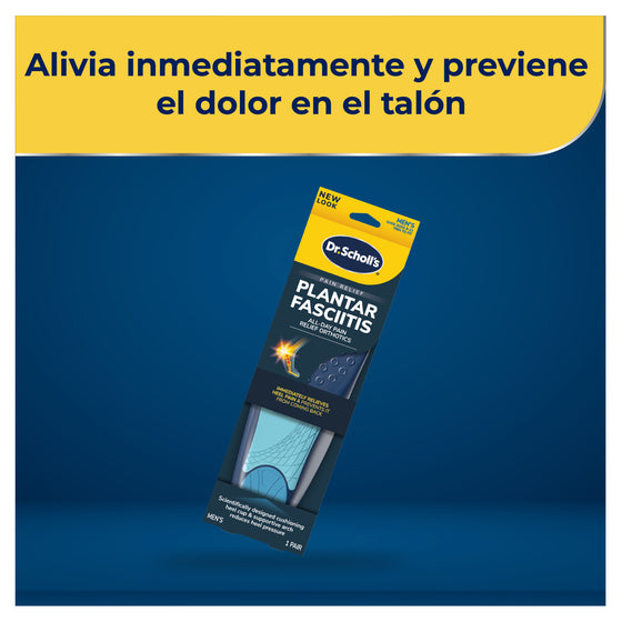 DR. SCHOLL’S®  Plantillas de Caballero para disminuir el dolor causado por la Fascitis Plantar