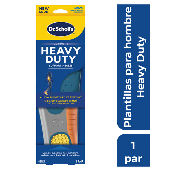 DR. SCHOLL’S® Plantillas de Soporte Pesado para el dolor Lumbar / CABALLERO
