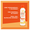 Gráfico promocional de Cantu for Kids con texto que destaca: libre de parabenos y siliconas, con manteca de karité para una nutrición intensa.