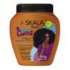 Crema Skala Brasil #MaisCrespos 2 en 1, tarro naranja 1000g, para cabello crespo y crespísimo, fórmula vegana