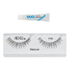 Detalle de pestañas postizas Ardell 110 Natural. Estilo redondeado y corto que abre la mirada (Eye Lifting Effect) ideal para ojos pequeños o almendrados.