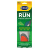 Dr. Scholl's Plantillas Run Comfort Mujer 23.5 a 27.5 MX  Empaque de plantillas Dr. Scholl's Run Comfort para mujer en tonos morado y rosa, mostrando a una corredora en acción.