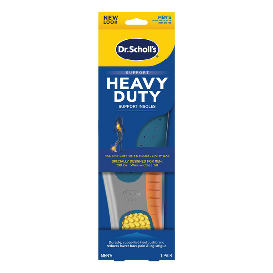 DR. SCHOLL’S® Plantillas de Soporte Pesado para el dolor Lumbar / CABALLERO