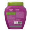 Reverso tarro Skala Fruitastic Grape con ingredientes, modo de uso y leyenda 100% vegana, dermatológicamente probada