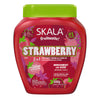 Crema 2 en 1 Skala Fruitastic Strawberry Tratamiento capilar y Leave In 1000g, tarro rojo, con Fresa y Aceite de Oliva para cabello seco y opaco