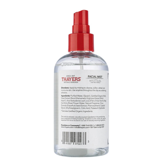 Thayers, Spray Facial de  Pétalo de Rosa y Hamamelis Thayers