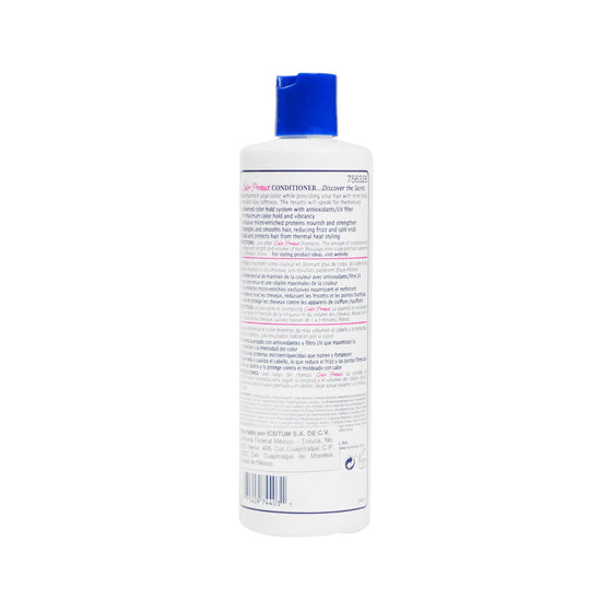 Botella de 355 ml de Acondicionador Protector de Color Mane n´ Tail prolonga la fijación de los tintes y otorga una cabellera de apariencia saludable.